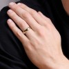 9ct Yellow Gold 5mm D-Shape Gents Wedding Ring