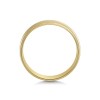 9ct Yellow Gold 6mm Satin Centre Gents Wedding Ring