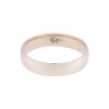 9ct Yellow Gold Light Court Wedding Ring 4mm