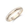 9ct Yellow Gold D-Shape 3mm Wedding Band