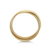9ct Yellow Gold 2 Band Russian 2mm Wedding Ring