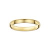 9ct Yellow Gold 2.5mm ladies Light Court Wedding Ring
