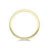 Ladies 9ct Yellow Gold 3mm D-Shape Wedding Ring