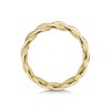 9ct Yellow Gold 5mm Ladies Plaited Wedding Ring