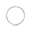 Gents 9ct White Gold 5mm Bevelled Edge Flat Court Wedding Ring