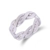9ct White Gold Celtic Knot Wedding Ring