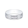 9ct White Gold Sparkle Cut Wedding Ring 5mm