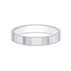 9ct White Gold Textured Wedding Ring 3.5mm