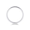9ct White Gold Textured Wedding Ring 3.5mm