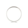 9ct White Gold Rose Gold Centre Line Wedding Ring 4.5mm 4