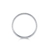 9ct White Gold 5mm Bark Effect Wedding Band