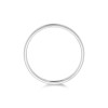 Gents 9ct White Gold Frosted Wedding Band