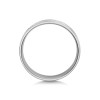 9ct White Gold 5mm Sparkle Cut Gents Wedding Band