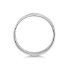 9ct White Gold 5mm Lined Gents Wedding Band