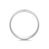 9ct White Gold 6mm Cross Hatch Gents Wedding Ring