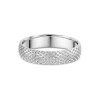9ct White Gold 5mm Full Patterned Gents Wedding Ring