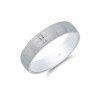 9ct White Gold Diamond Set 0.06ct 5mm Wedding Band