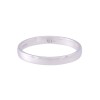 9ct White Gold Domed Court Wedding Ring 2.5mm