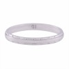 9ct White Gold Fancy Patterned Wedding Band 2.5mm