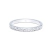 9ct White Gold Sparkle Cut Wedding Ring
