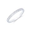 9ct White Gold Sparkle Cut Wedding Ring
