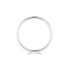 9ct White Gold 3.5mm Edged Sparkle Cut Wedding Band