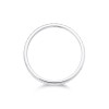 9ct White Gold Sparkle Cut Wedding Ring 3.5mm 4
