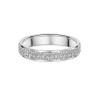 9ct White Gold Sparkle Cut 3.5mm Fancy Wedding Band