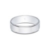 Platinum Light Soft Flat Court 6mm Wedding Ring