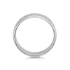 Platinum 5mm Textured Pattern Gents Wedding Band