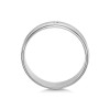 Platinum 0.05ct Diamond Set 6mm Gents Wedding Band