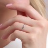 Ladies Platinum 2mm Light Court Wedding Ring