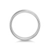 Platinum Bevelled Edge Brushed Finish 5mm Wedding Ring