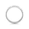 Platinum 3mm Patterned Ladies Wedding Ring
