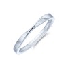 Ladies Platinum Twist Wedding Ring