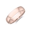 Gents 9ct Rose Gold 5mm Light Court Wedding Ring