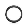 Titanium Black Off Set 6mm Diamond Wedding Ring