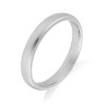 Pure Platinum Traditional Court 3mm Wedding Ring