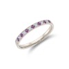 9ct Yellow Gold Brilliant Cut Ruby and Diamond 0.30ct Eternity Ring