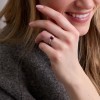 Platinum 1.40ct Oval Cut Ruby Three Stone Ring