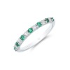 18ct-white-gold-7x-0-03ct-round-brilliant-cut-emerald-and-0-18ct-diamond-eternity-ring