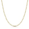 9ct Yellow Gold Diamond Cut Figaro 61cm Gents Necklet 