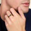 9ct Yellow Gold Diamond Signet Ring