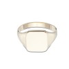 9ct Yellow Gold Square Gents Signet Ring