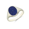 9ct Yellow Gold Lapis-Lazuli Signet Ring 1