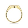 9ct Yellow Gold Gents Circle Signet Ring