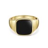 9ct Yellow Gold Gents Square Signet Ring