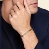 18ct Yellow Gold Gents 6.10mm Curb Bracelet