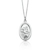 Silver Mini St Christopher Pendant
