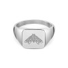 Transform | Silver Gents Moth Signet Ring